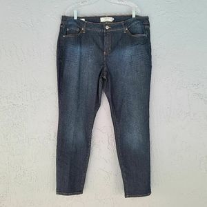 Torrid Curvy Skinny Jeans SZ 20S Short Dark Blue